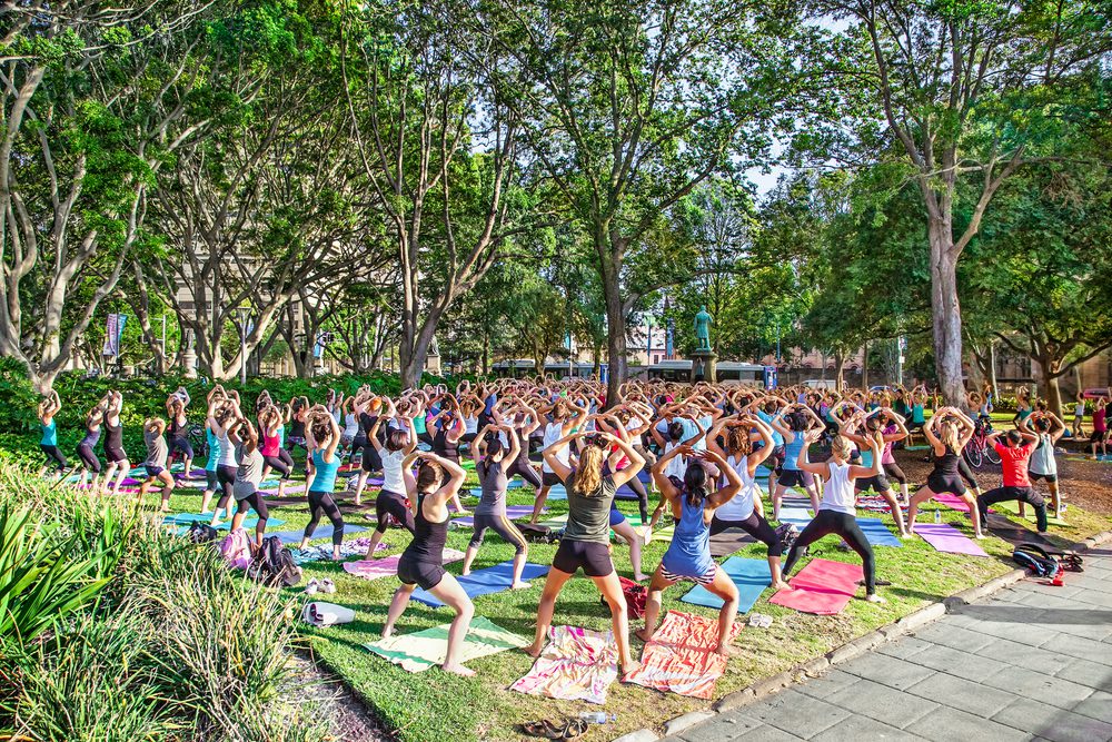 Yoga In The Park  glynn-environmental