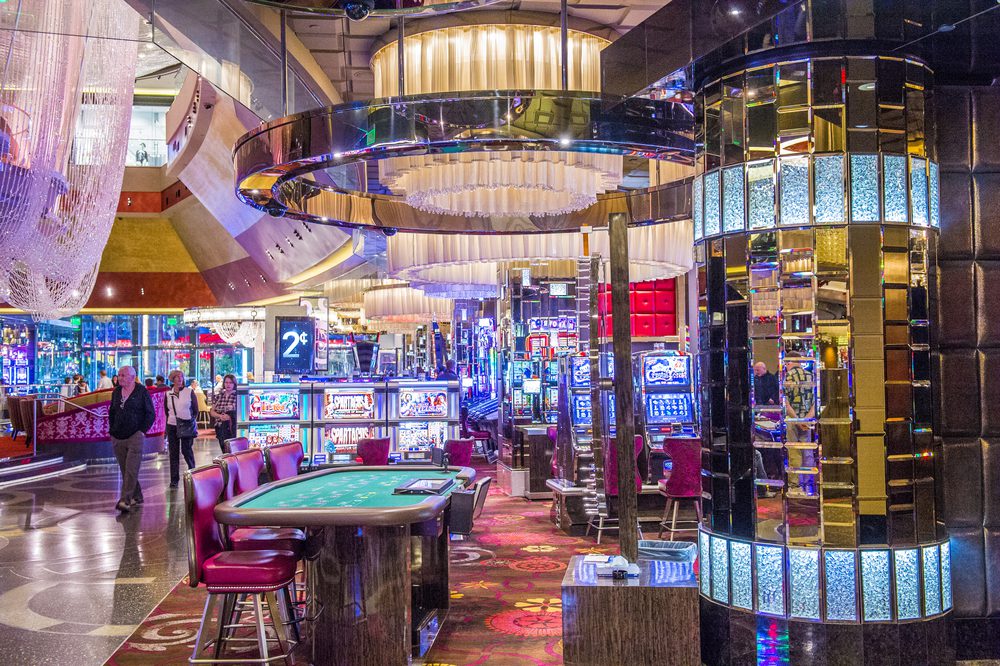 Inside of the Cosmopolitan Hotel in Las Vegas