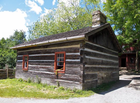 original house of a pioneer family - early real estate
