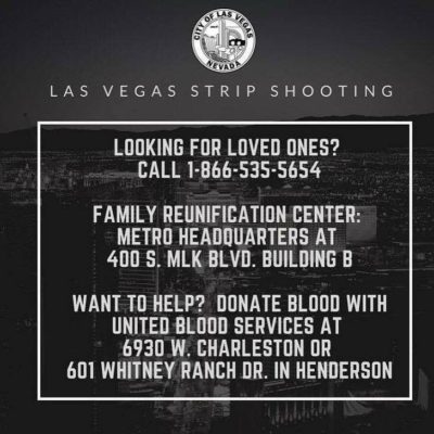 City of Las Vegas Shooting Information