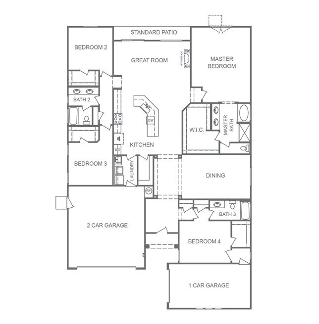Bristlecone Ranch 2630 Model Home floorplan
