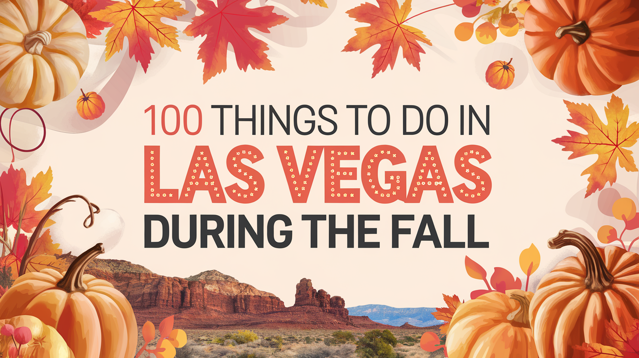 Looking for fun things to do in Las Vegas this fall? Check out this guide for 50 seasonal activities, from scenic drives to Halloween events!