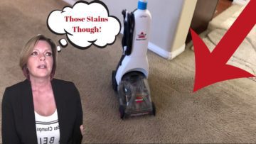 My honest review of the Bissel ReadyClean Full Size Carpet Cleaner is that it's great for the small home or for regular cleaning of high traffic areas. The water tank is pretty small so it's going to be one room at a time for sure. Watch the video for real deal action and results.