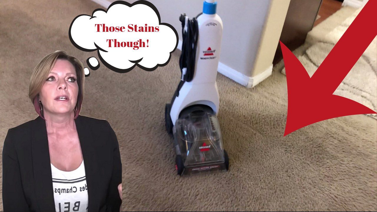 My honest review of the Bissel ReadyClean Full Size Carpet Cleaner is that it's great for the small home or for regular cleaning of high traffic areas. The water tank is pretty small so it's going to be one room at a time for sure. Watch the video for real deal action and results.