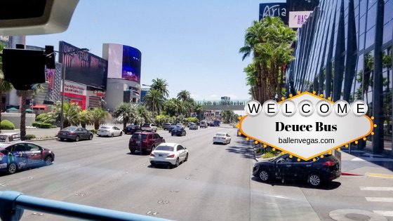 Take a double-decker bus as you tour the Las Vegas Strip, your way. Deuce on the strip runs from Fremont Street to Downtown Las Vegas and to the Mandalay Bay. It stops at most hotels on the path.