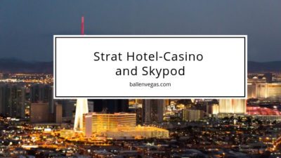 The Strat Hotel Casino and Skypod, previously called The Stratosphere Hotel offers amusement rides, delicious dining, entertaining shows, and thrilling nightlife in addition to its famous observation tower which is the tallest in the united states. See coupons and deals below.