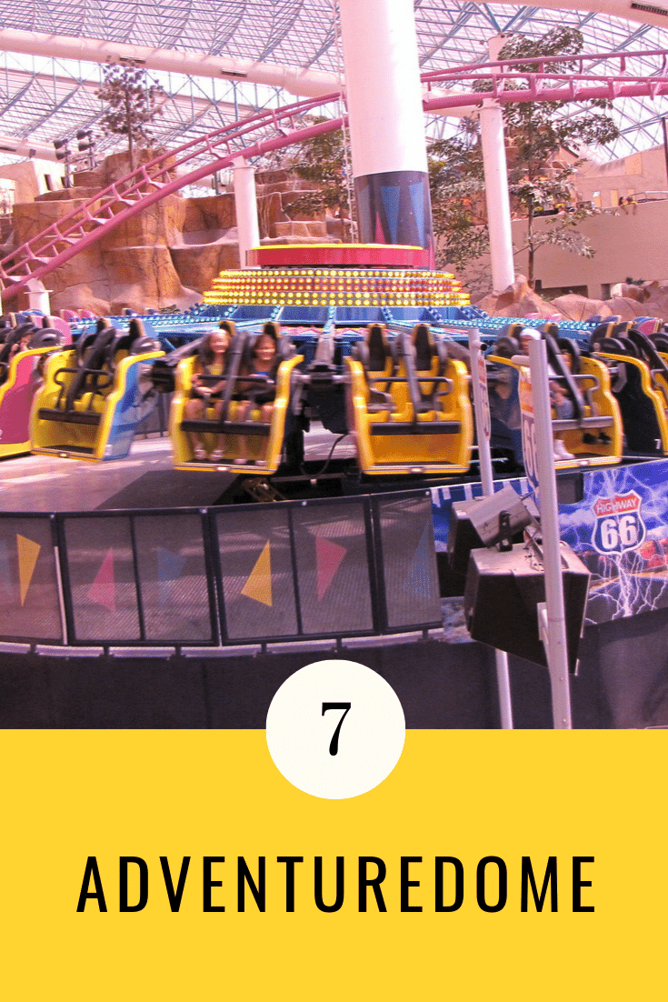 Adventuredome is the largest theme park in America. Hotelonline.com also ranks it among the top 30 indoor amusement parks in the world. Get your adrenalin rushing by engaging in activities such as rock climbing, going on 25 different types of rides and bungee jumping. 