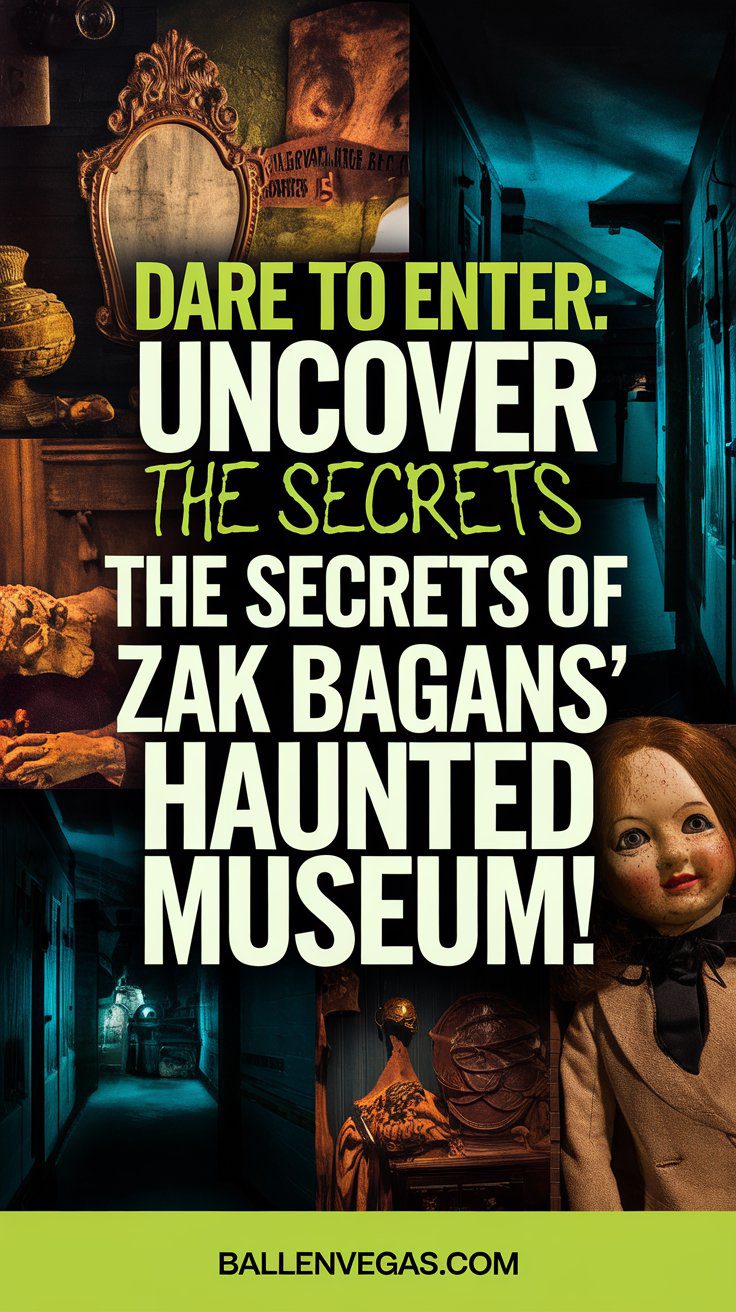 Zak Bagans' Haunted Museum in Las Vegas isn’t just an attraction—it’s an unforgettable experience that dives deep into the eerie, unsettling, and downright terrifying