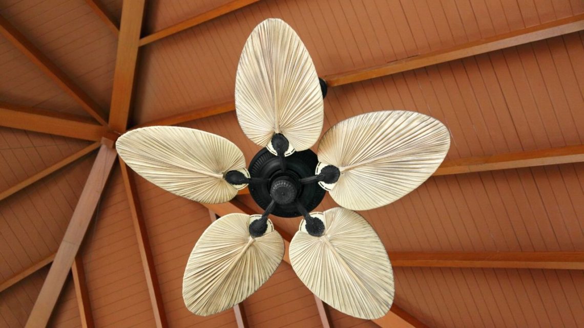 Here's something that many people don't realize: a regular ceiling fan uses a fraction of the electrical power that's necessary to use an air conditioner. Plus, its energy consumption is constant and doesn't change based on the weather outside.