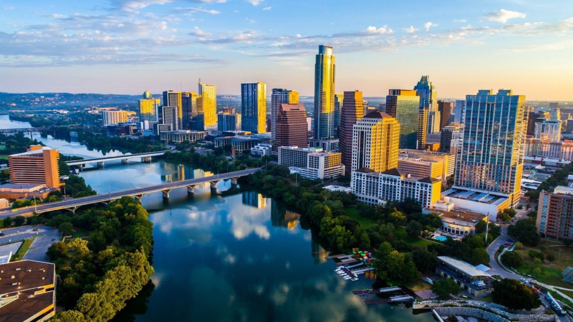 Austin, the capital of Texas, was deemed the fastest growing city in the United States in 2015 and 2016. According to the US Census Bureau, the population in Austin was around 979K. Austin is home to numerous lakes and rivers, including Lake Travis.