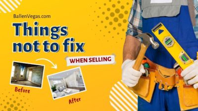 Fixing things before you put your house on the market can help increase your chances of getting a good offer, but there are some things you should avoid fixing. Here are a few things not to fix before selling your house.