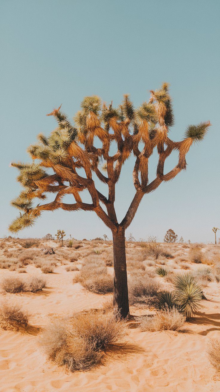 Say hello to the Joshua tree, the ultimate icon of the Mojave Desert. With its spiky branches and funky, Dr. Seuss-like shape, it’s no wonder this plant has become a favorite of nature photographers and hikers alike. It thrives in the harsh desert climate, growing tall and proud under the scorching sun.

Where to Find Them: Head to Red Rock Canyon or the Mojave National Preserve for a chance to see these whimsical trees in their natural habitat.

Picture this: A Joshua tree stands against a backdrop of golden desert sands and bright blue skies. Its twisted branches seem to wave hello as if inviting you to snap the perfect Instagram shot.