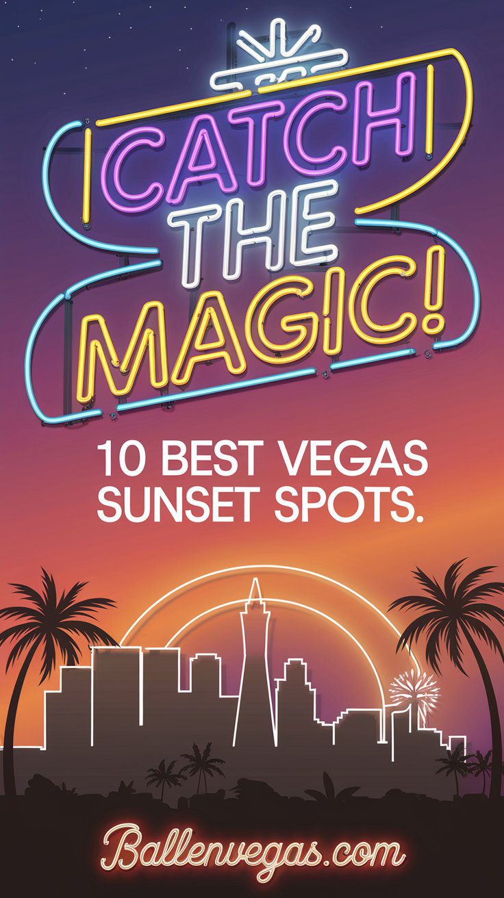 There’s something magical about a Las Vegas sunset. As the sky transforms into a canvas of fiery orange, pink, and purple hues, the city’s dazzling lights begin to twinkle, creating a breathtaking contrast. Whether you’re a local or visiting for the first time, catching a Vegas sunset is a must-do experience. Here’s a guide to the 10 best spots to soak in the beauty of the desert sky.