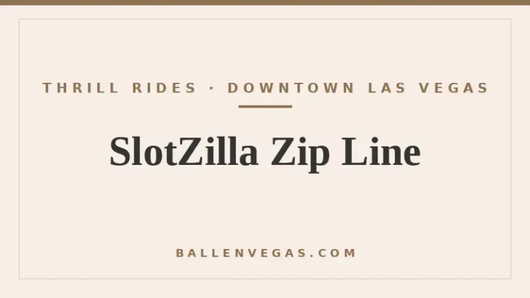 SlotZilla Zip Line in Downtown Las Vegas