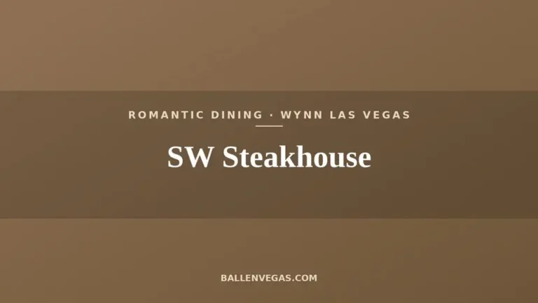 SW Steakhouse at Wynn Las Vegas title card